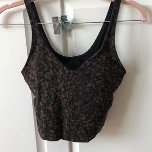 LULULEMON ALIGN TANK w/ built in bra - WILD CAMO